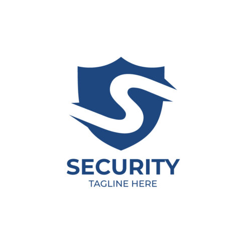 S Letter Security Logo Template cover image.