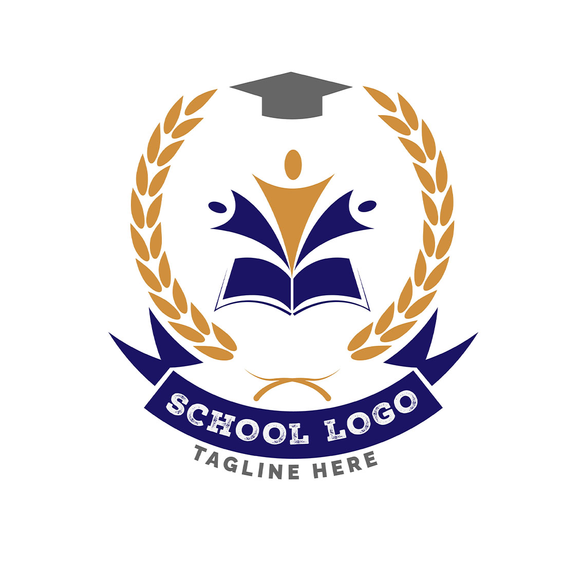 School & Education Logo Design - 100% Editable | Master Bundles preview image.