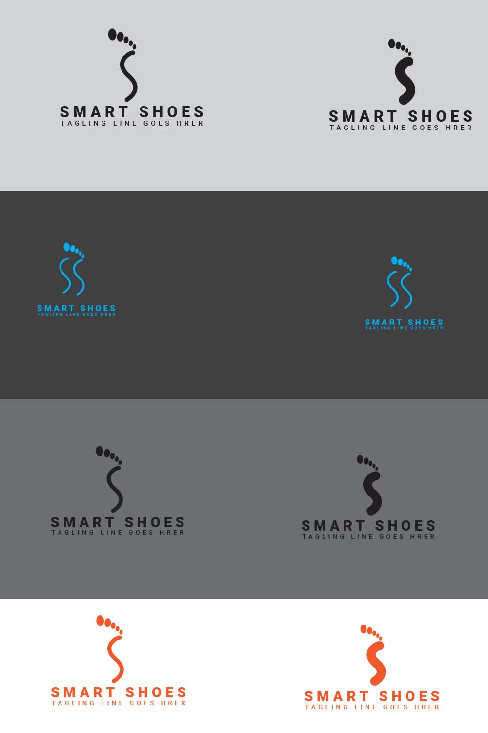 Three shoes brand logos pinterest preview image.