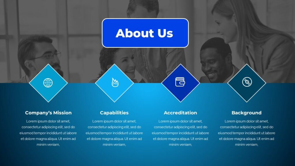 Trending Blue Business Plan Google Slide Template - MasterBundles