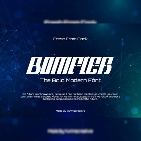 Bomfier - Bold Modern Font cover image.