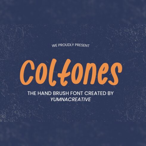 Coltones - Hand Brush Font cover image.