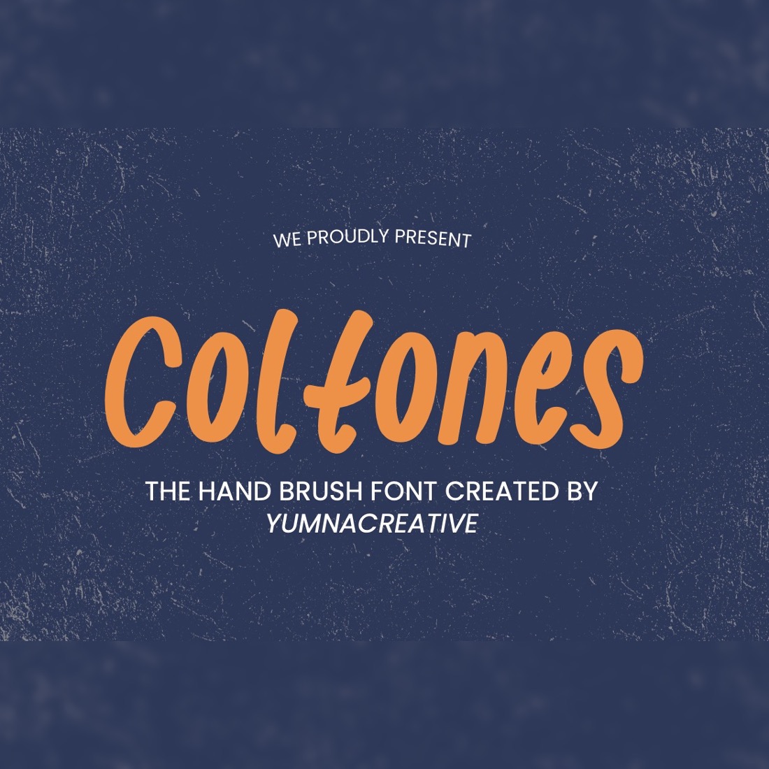 Coltones - Hand Brush Font preview image.