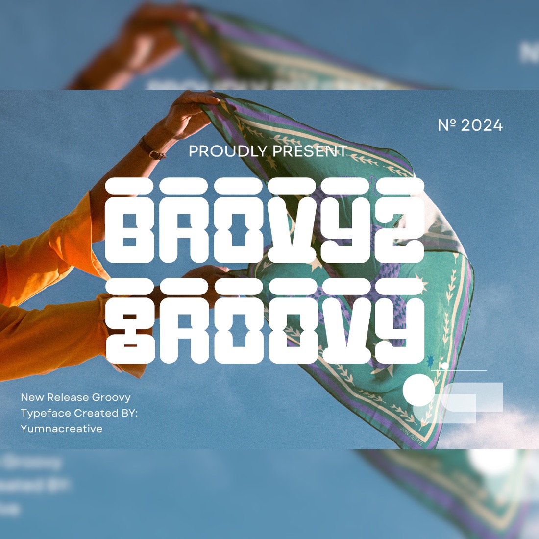 Brovyz Groovy - Groovy Font preview image.