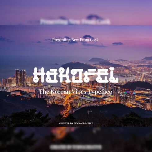 Hakorel - Korean Font cover image.