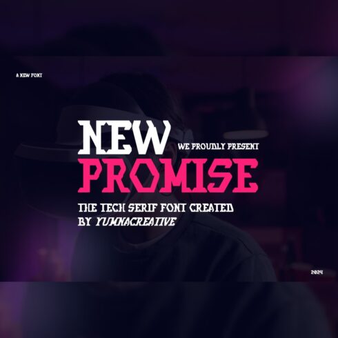 Newpromise - Tech Serif Font cover image.