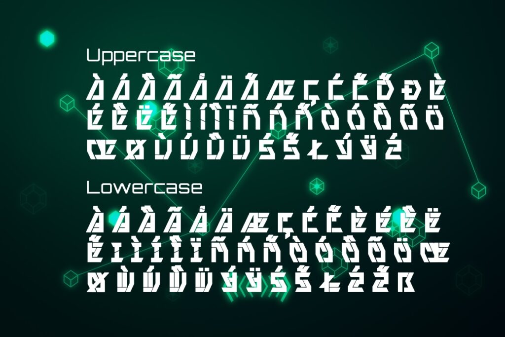 Wanover - Futuristic Techno Font - MasterBundles
