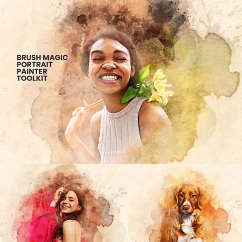 Brush Magic Portrait Painter Toolkit cover image.