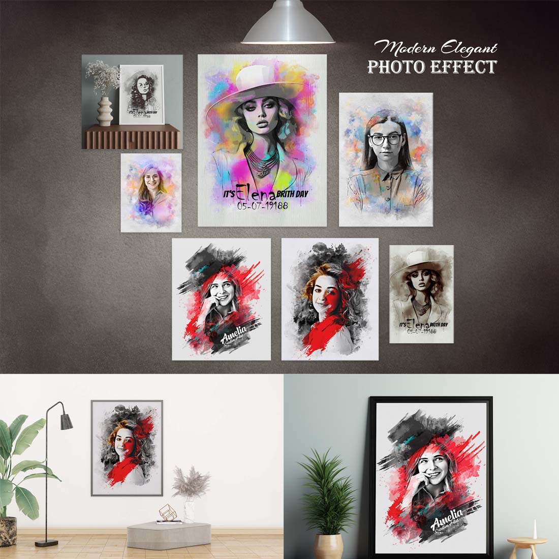 Modern Elegant Photo Effect cover image.