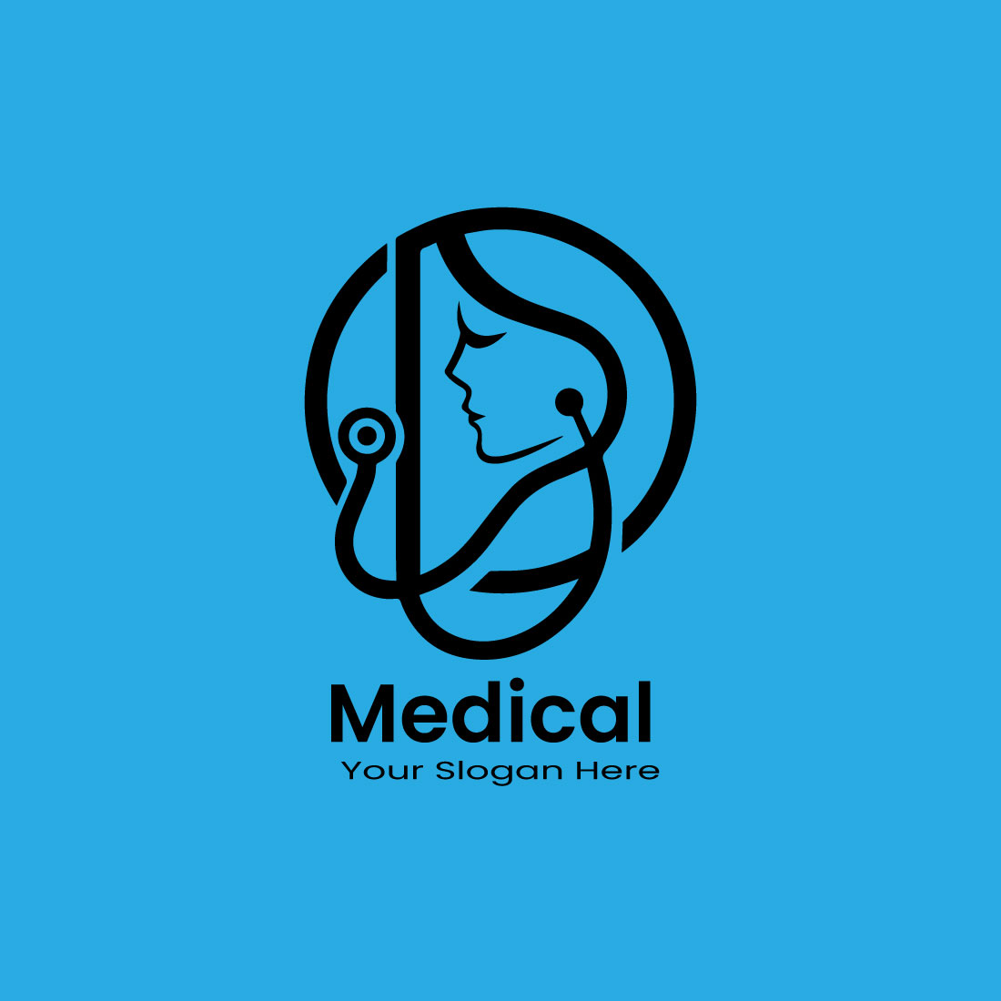 Creative Doctor Logo Design preview image.