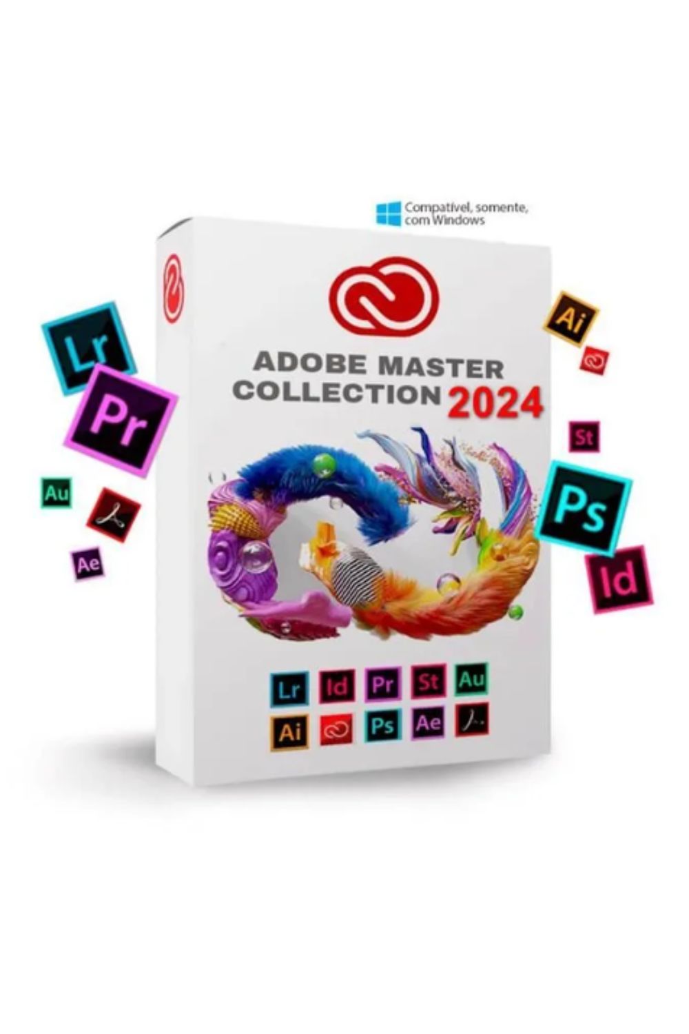 Adobe Master Collection 2024 pinterest preview image.