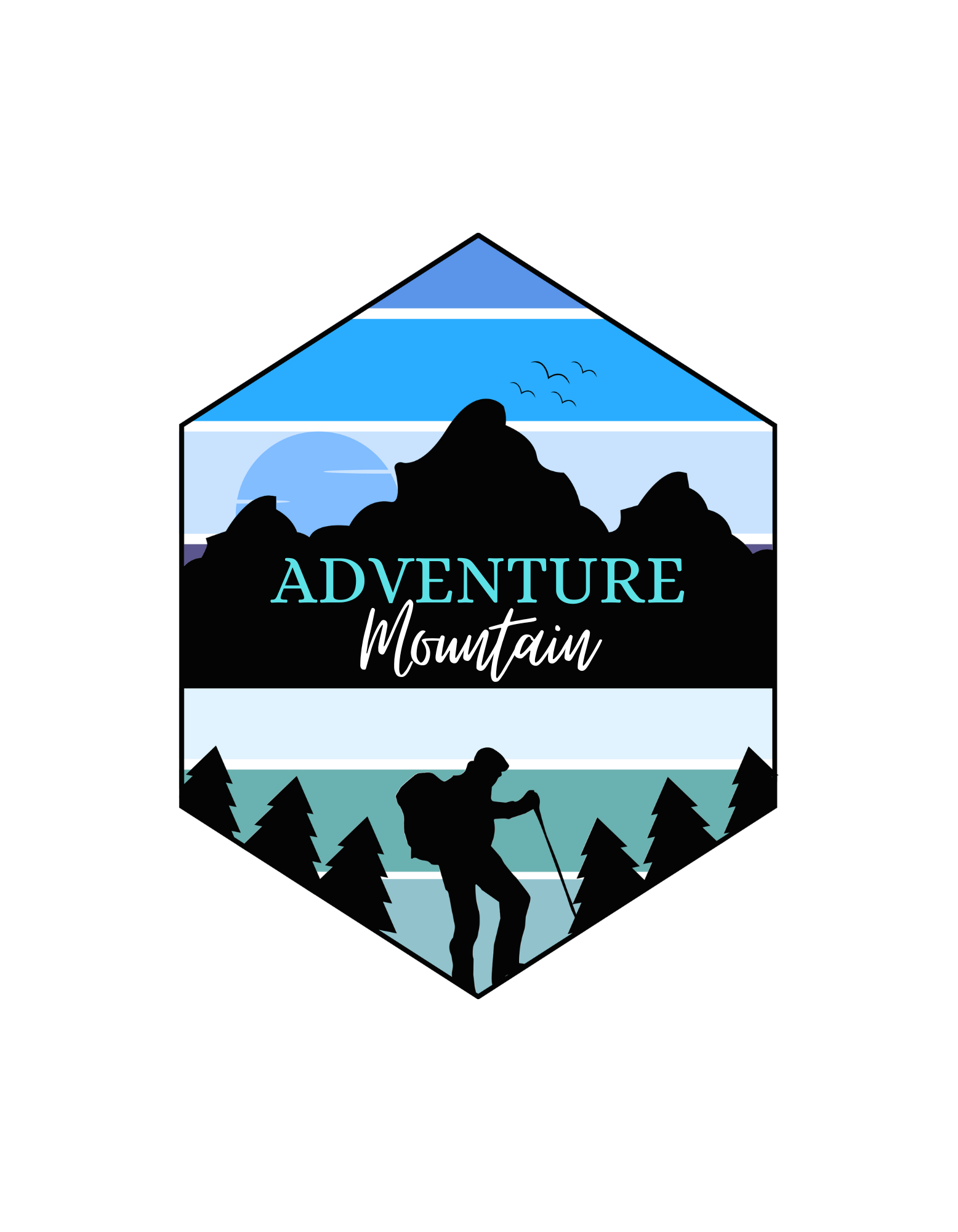 vintage adventure mountain tshirt design 554