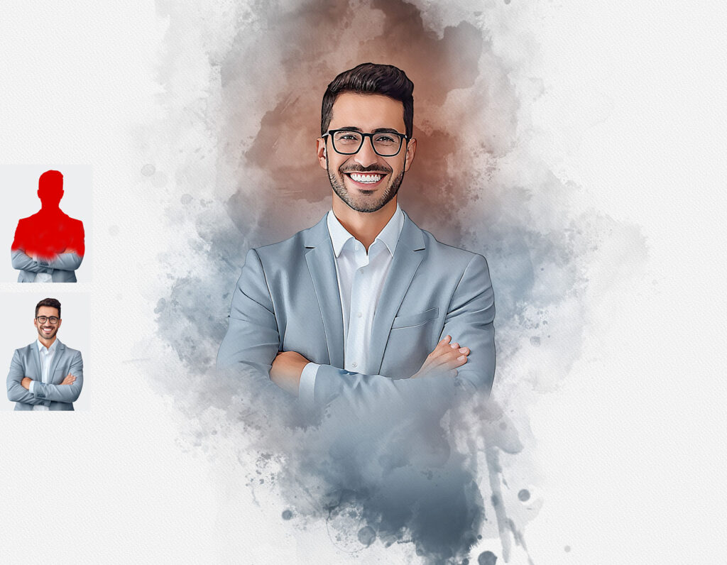 Watercolor Effect Photoshop Action - MasterBundles