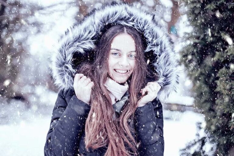 Winter Portrait Snow Effect - Masterbundles