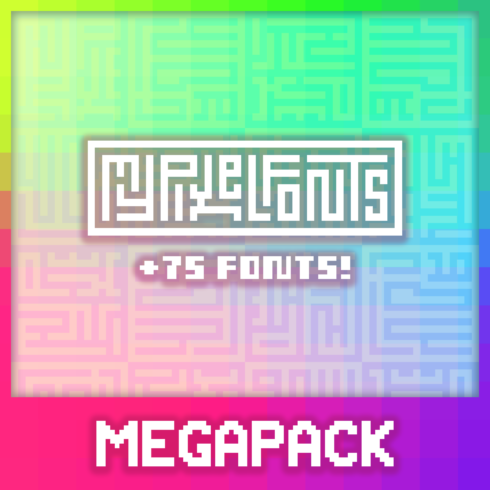 Pixel Art Font Mega Pack cover image.
