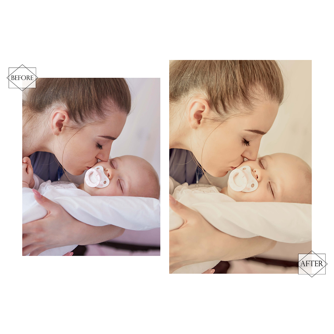 12 Dreamy Mommy Lightroom Presets, Motherhood Mobile Preset, Family Bright Desktop LR Filter DNG Portrait Lifestyle Theme Blogger Instagram, preview image.