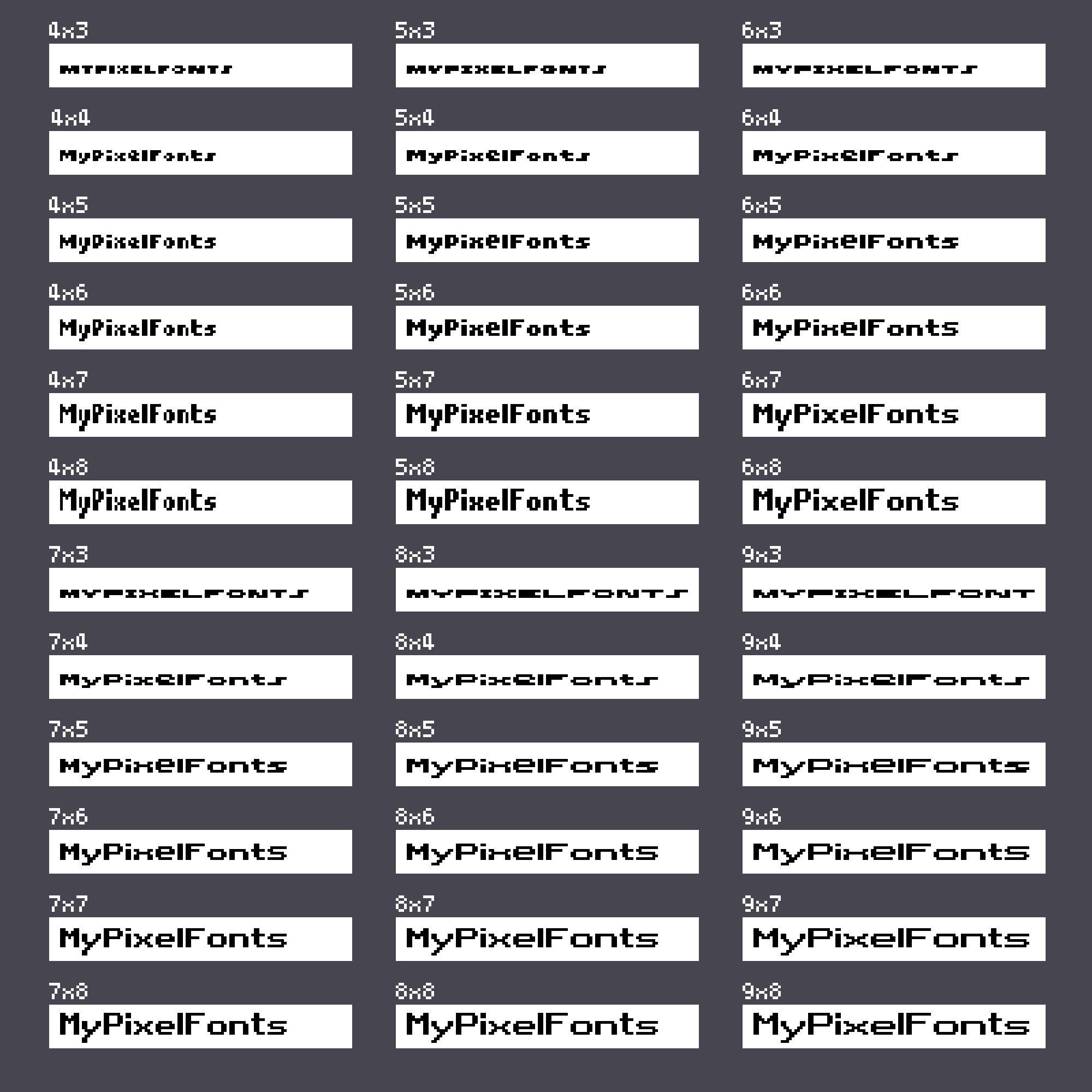 Pixel Art Font Mega Pack preview image.