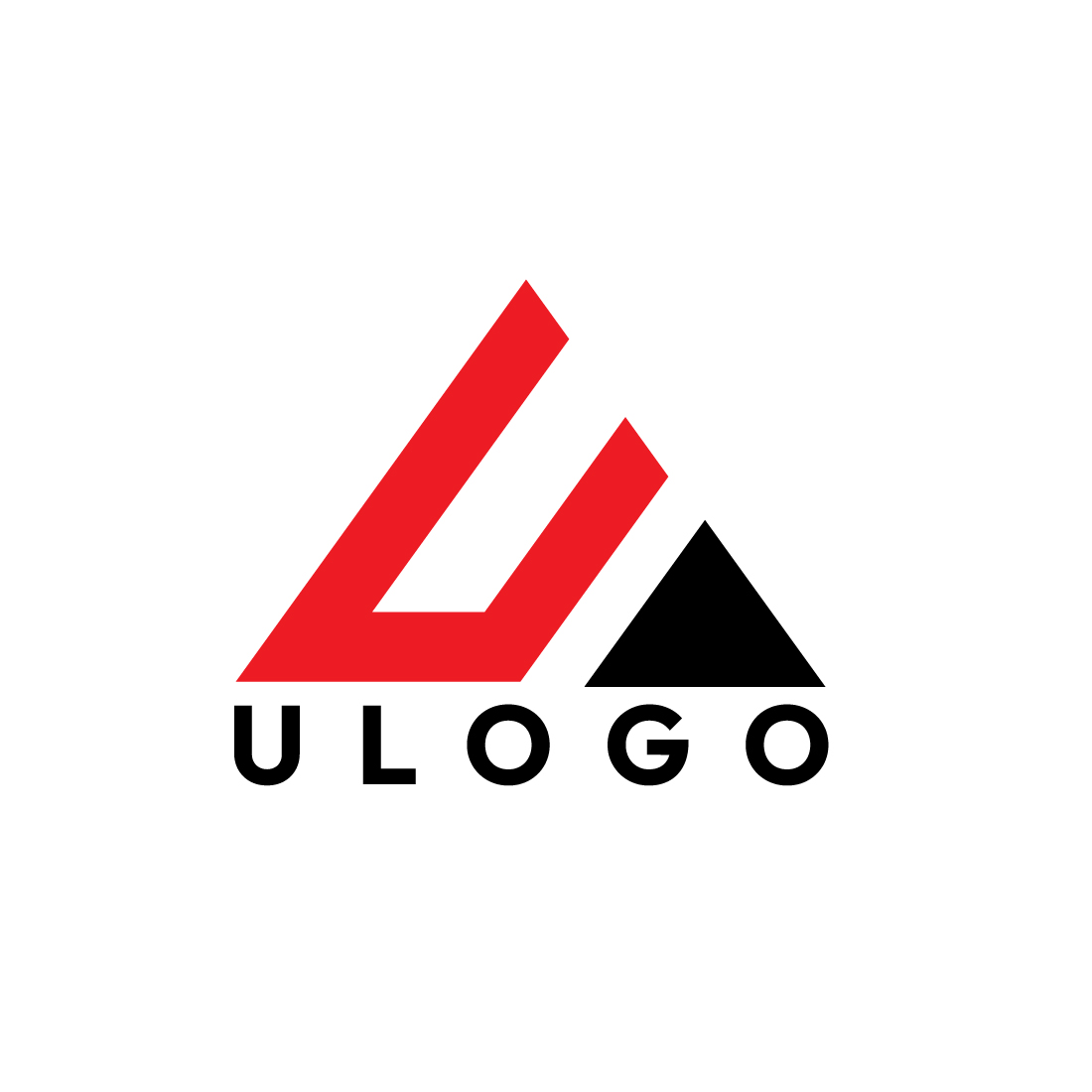 Unique U Triangle Logo Designs for Brand Identity preview image.