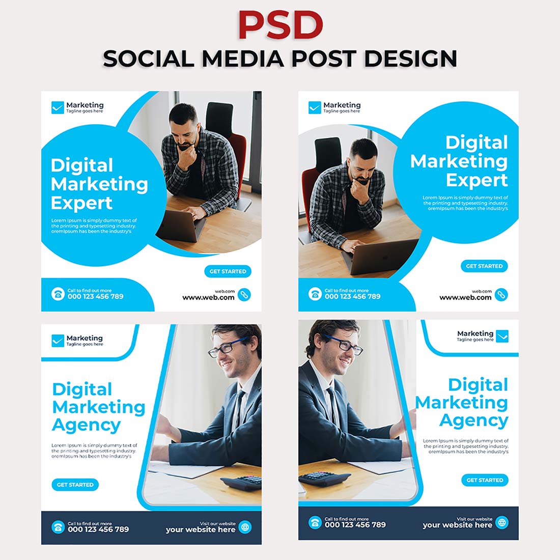 Social Media Post Design Template cover image.