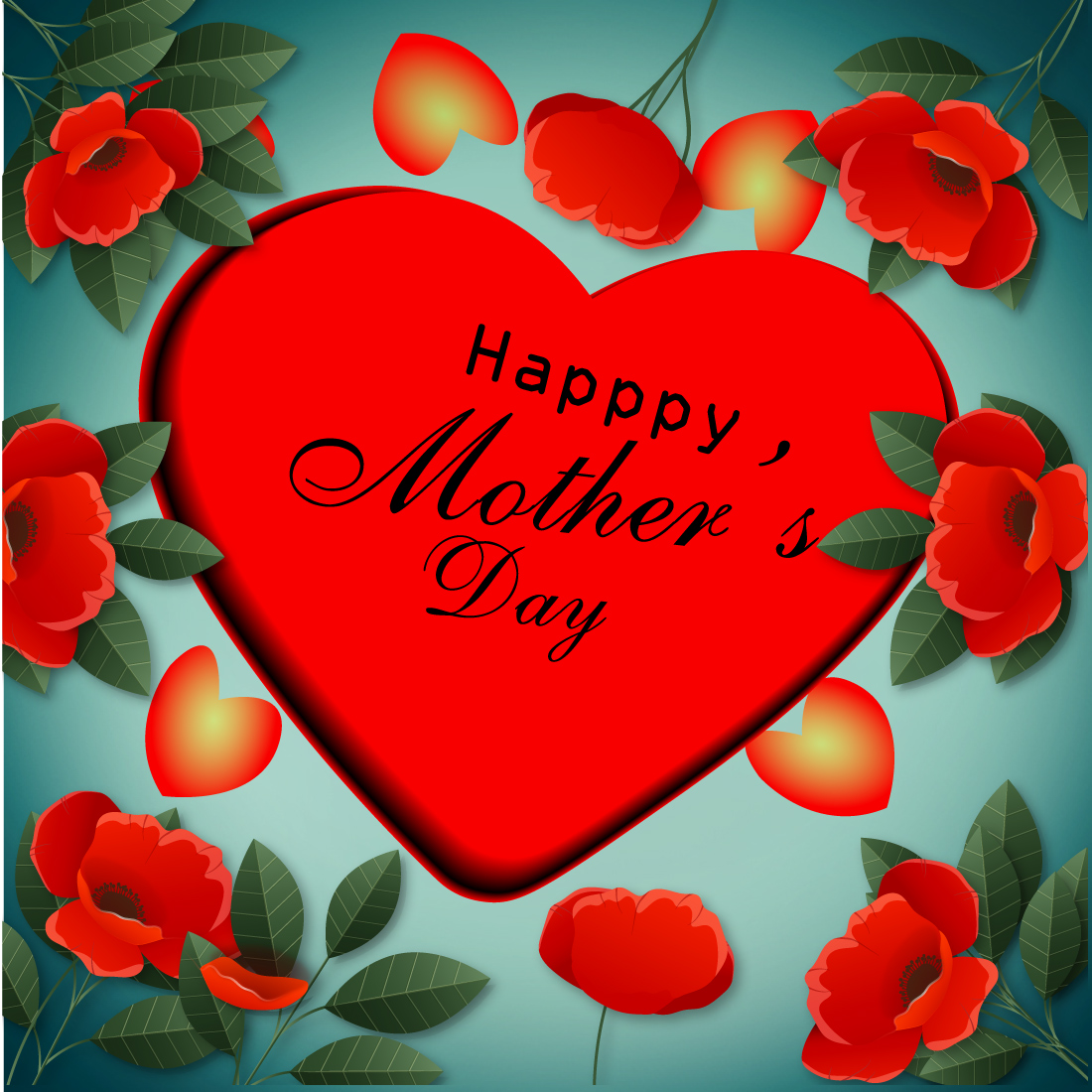A Mother's Day Template Design preview image.