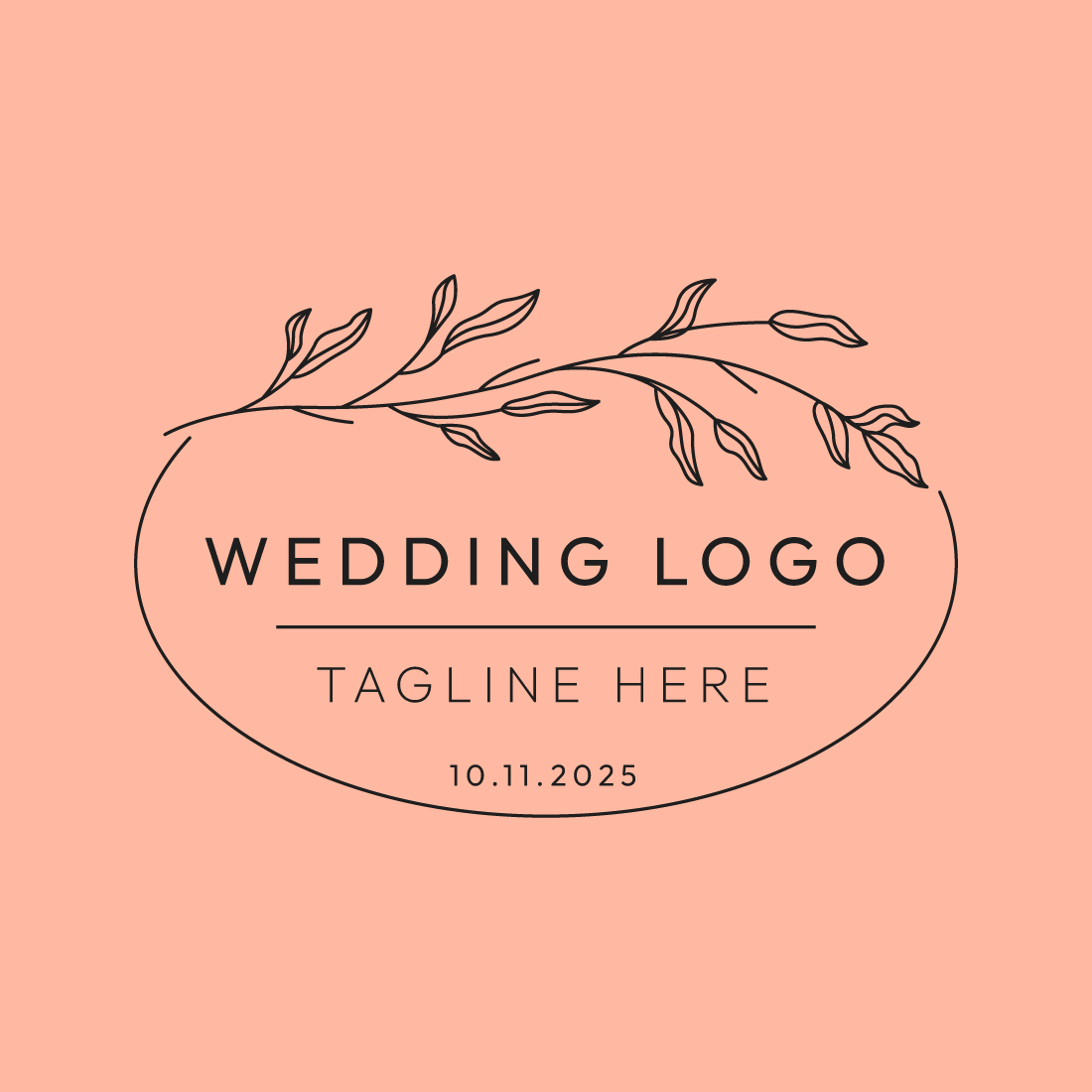 Minimalist Line Art Beauty, Fashion, and Wedding Logo Design Bundle - Master Collection preview image.