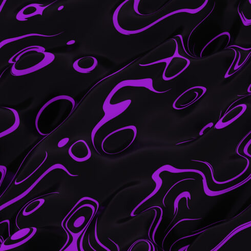 Abstract Wavy Lines Background - Purple and Black cover image.
