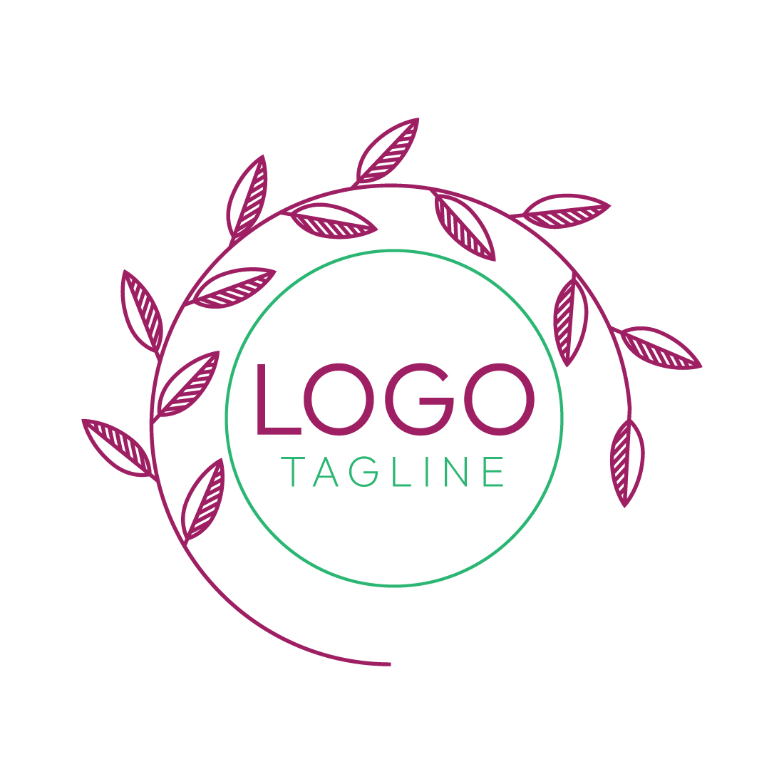 Minimalist Line Art Logo Design Bundle for Love, Wedding, Fashion, Beauty & Nature cover image.