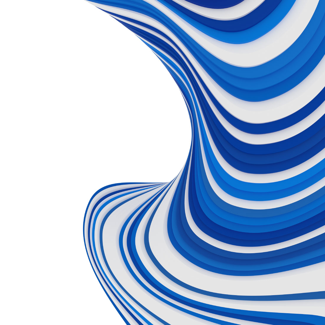 Abstract 3d Wavy Striped Backgrounds cover image.