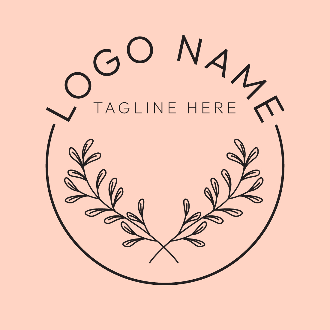 Minimalist Line Art Nature, Eco, Fashion, and Beauty Logo Design Bundle cover image.