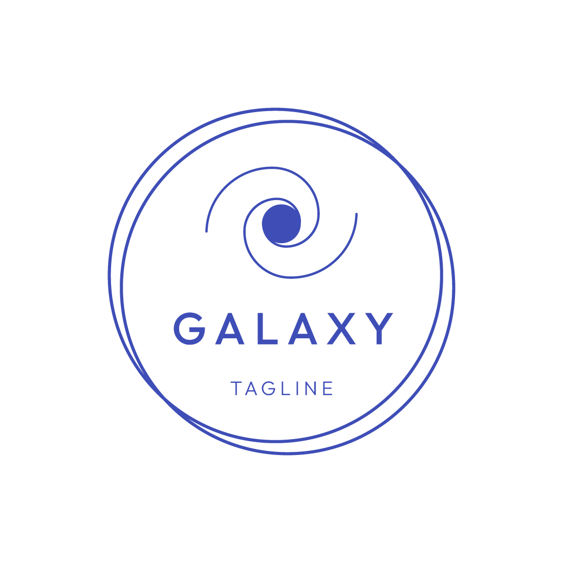 Minimalist Galaxy Logo Design Bundle | Master Collection cover image.