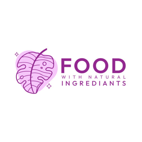 Minimalist Natural Food Logo Design Bundle cover image.