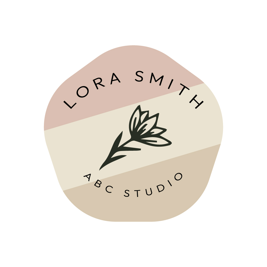 Minimalist Line Art Design Studio Logo Collection preview image.