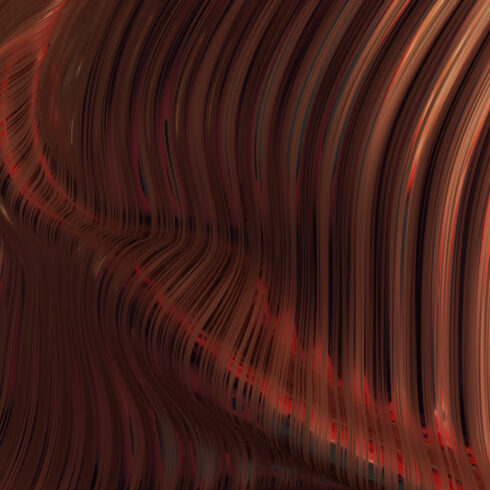 Abstract 3d Wavy Striped Backgrounds Warm Colors cover image.