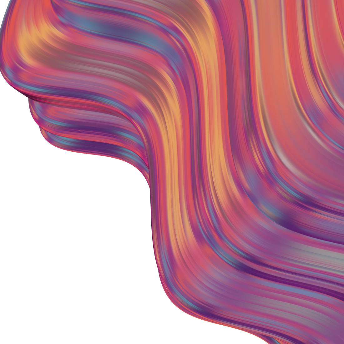 Abstract 3d Wavy Striped Backgrounds Colorful cover image.