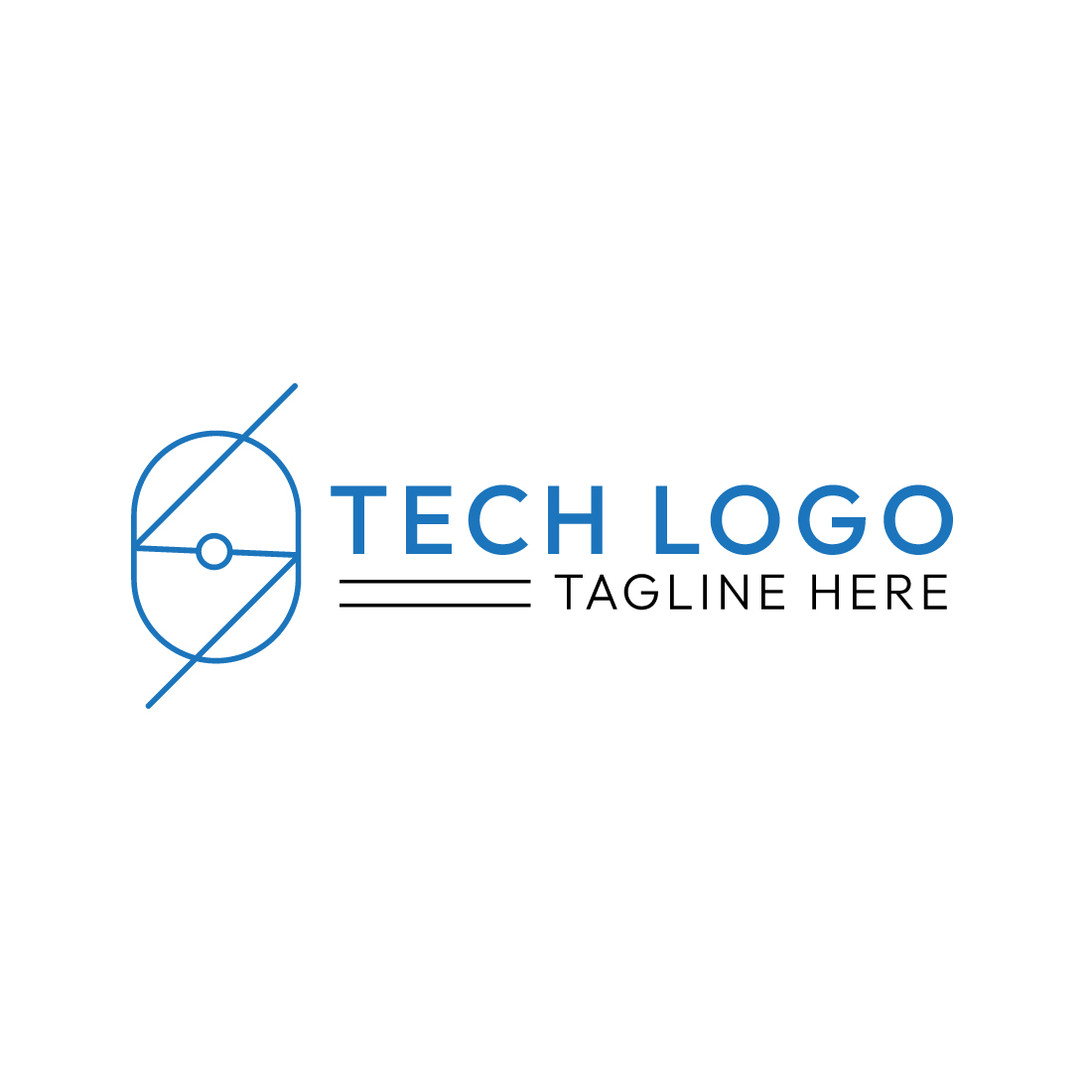 Minimalist Tech Logo Design Bundle - Master Collection preview image.