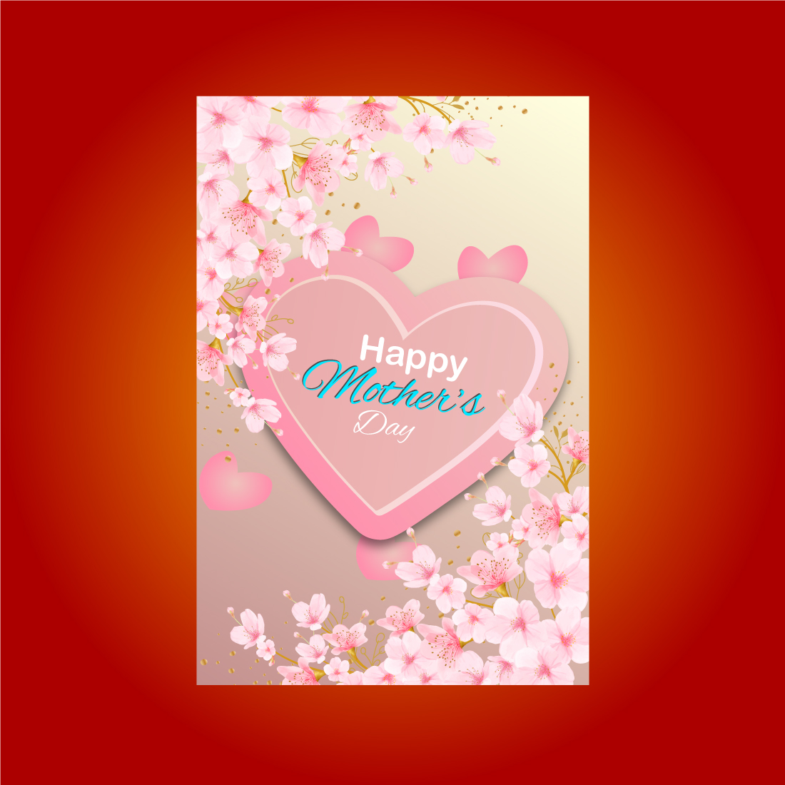 Mother's Day Templates, Show your Love to Your Dear Mom with this template preview image.