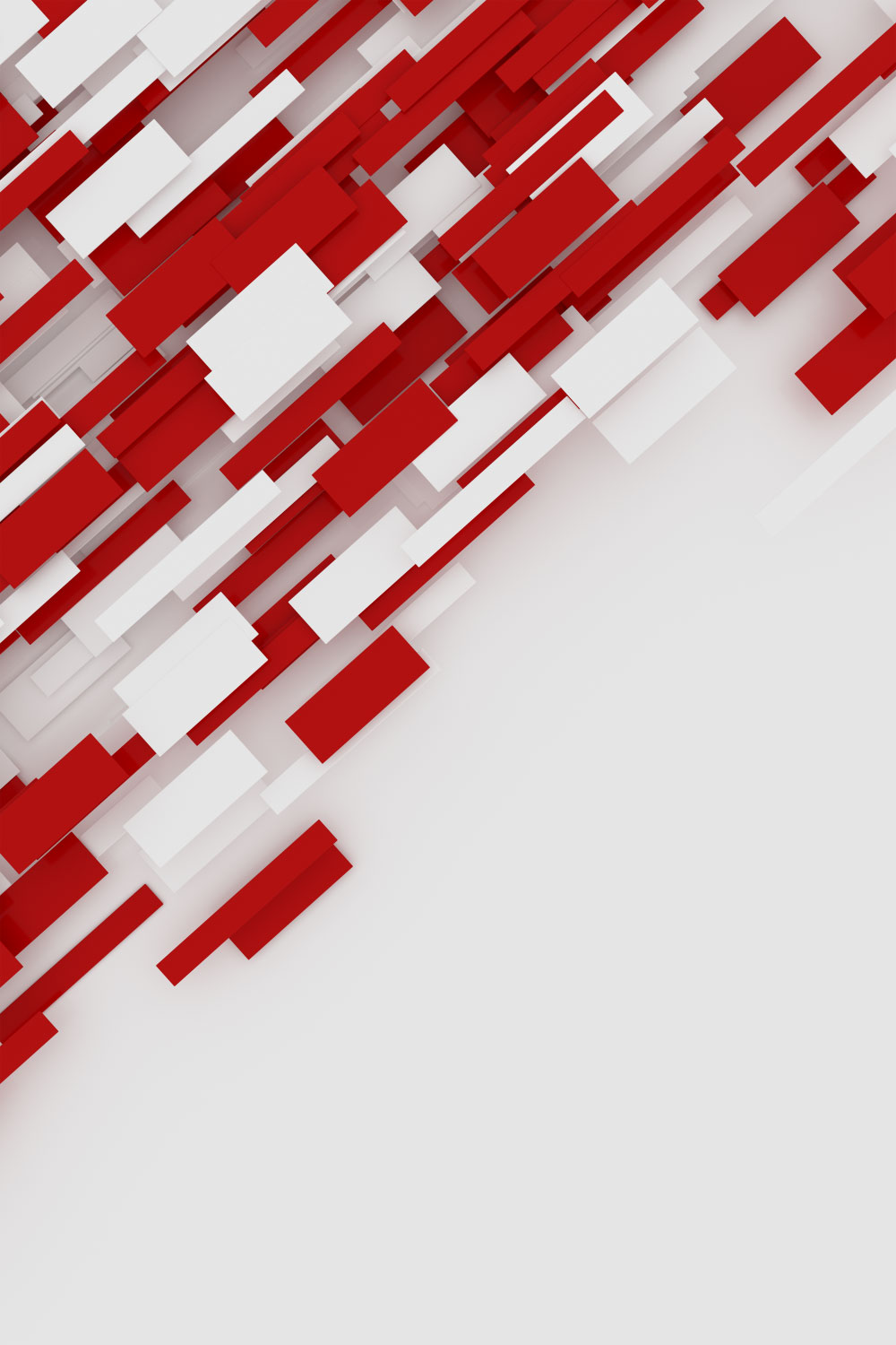 3d Geometric Abstract Backgrounds Red and White pinterest preview image.