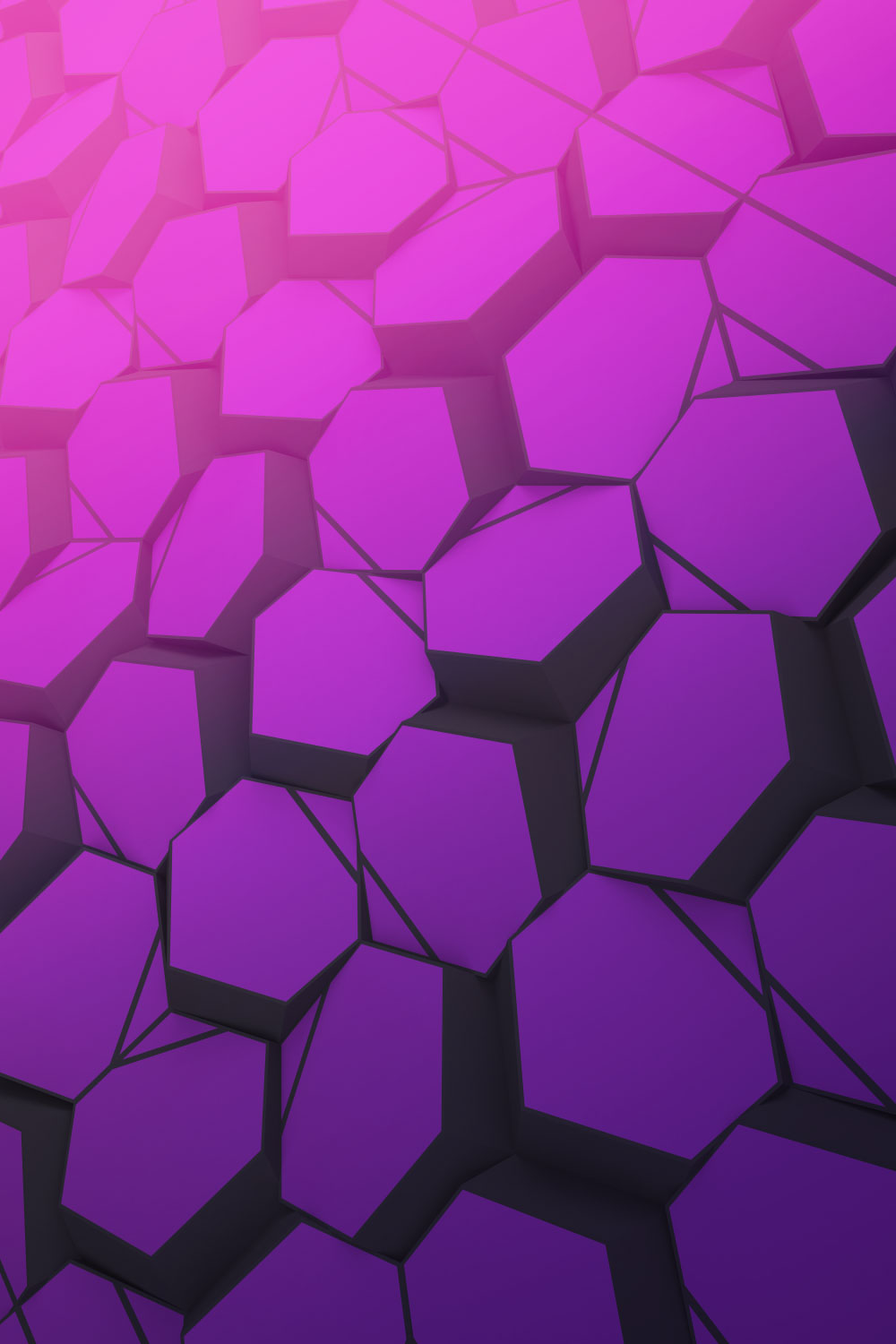 Hexagon Tech Backgrounds pinterest preview image.