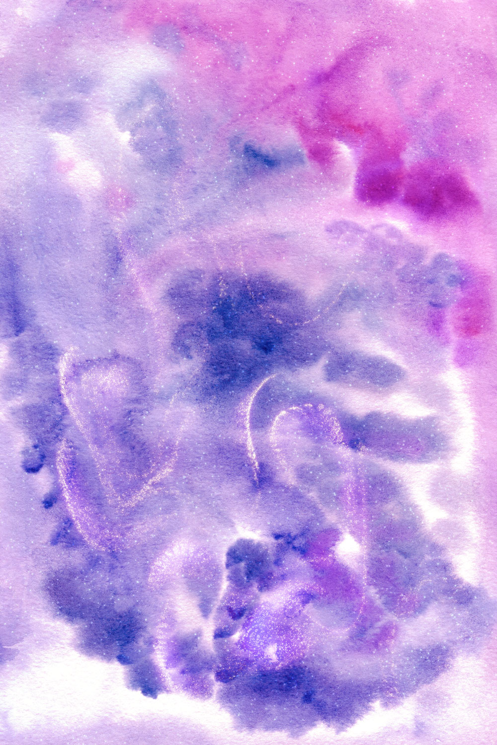 Magic Watercolor Backgrounds pinterest preview image.