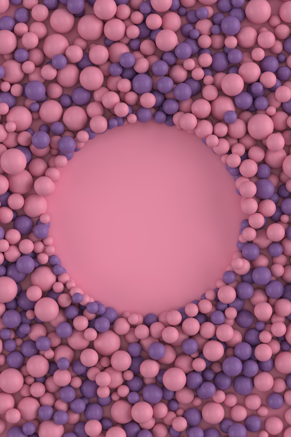 Abstract 3d Rendering of Particles pinterest preview image.