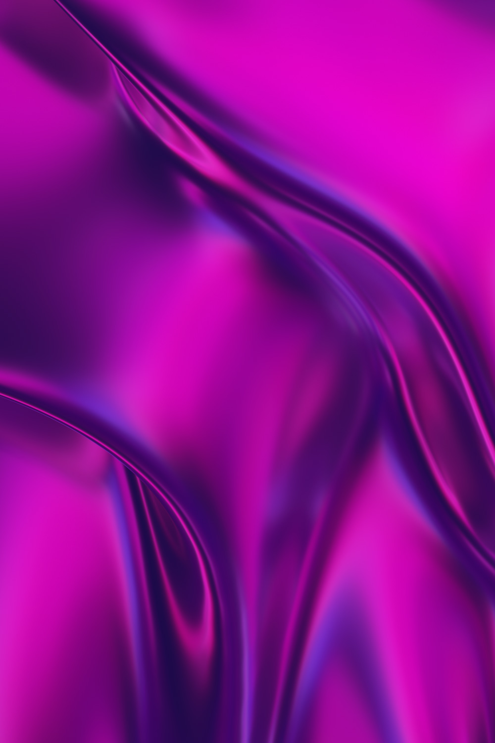 Abstract 3d Rendering of Waves- Pink and Purple pinterest preview image.