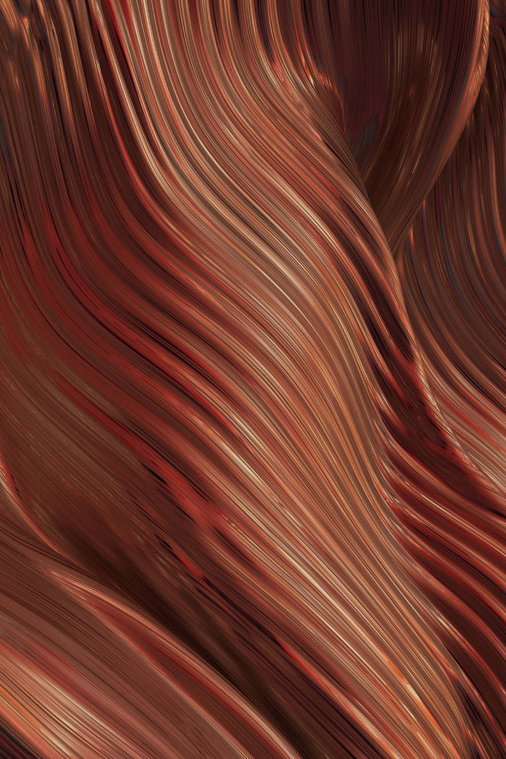 Abstract 3d Wavy Striped Backgrounds Warm Colors pinterest preview image.