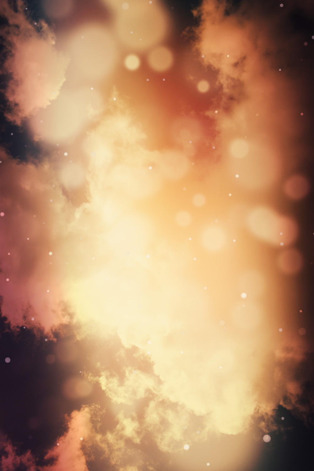 Bokeh Sky Backgrounds pinterest preview image.