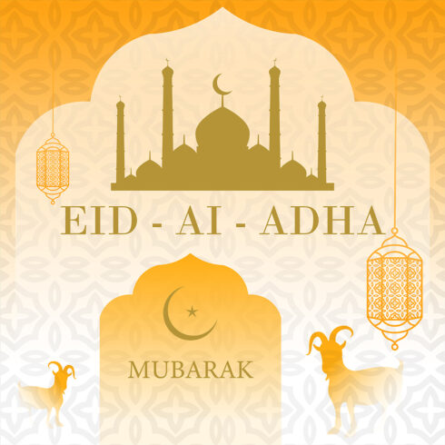 Eid al adha mubarak cover image.
