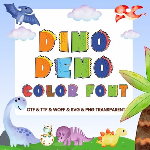 Dino Ddno - Color Font cover image.