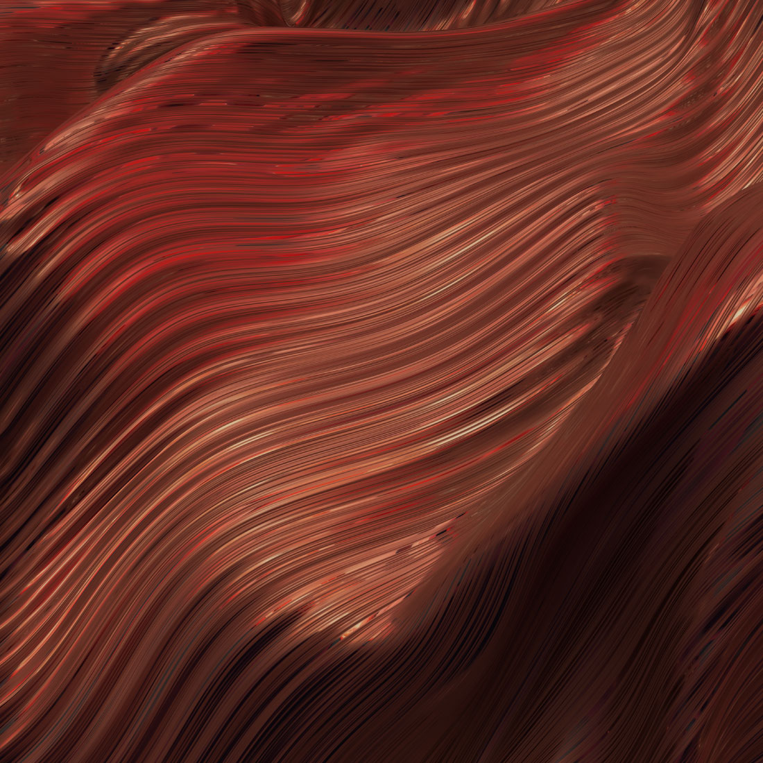 Abstract 3d Wavy Striped Backgrounds Warm Colors preview image.