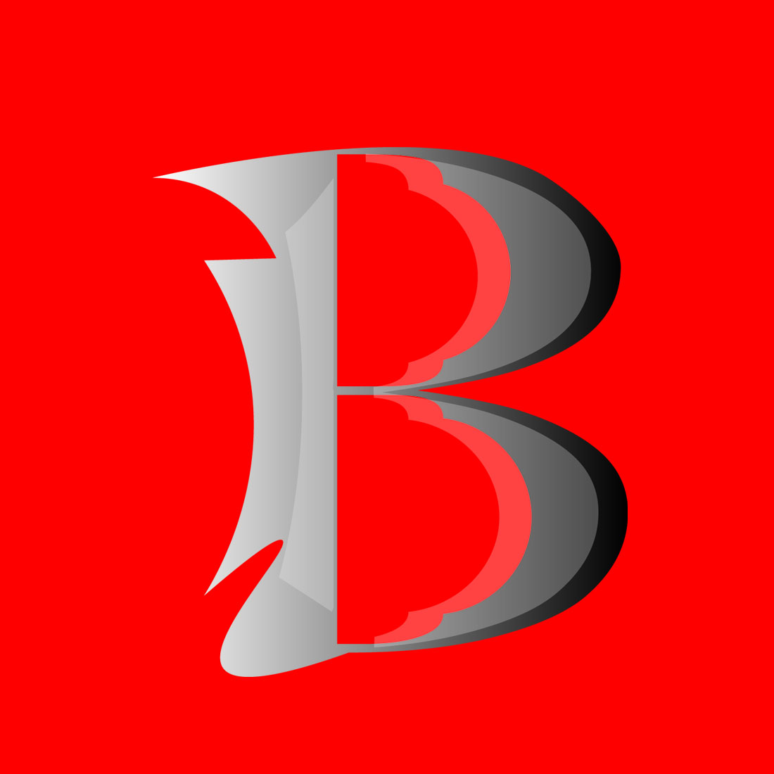 A distinctive and exclusive logo, the letter B preview image.