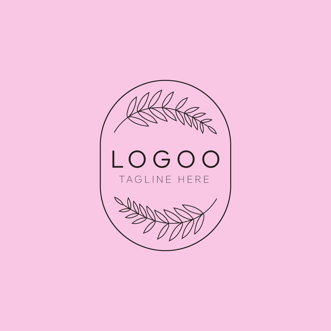 Minimalist Line Art Logo Bundle for Nature, Fashion, and Beauty Brands preview image.