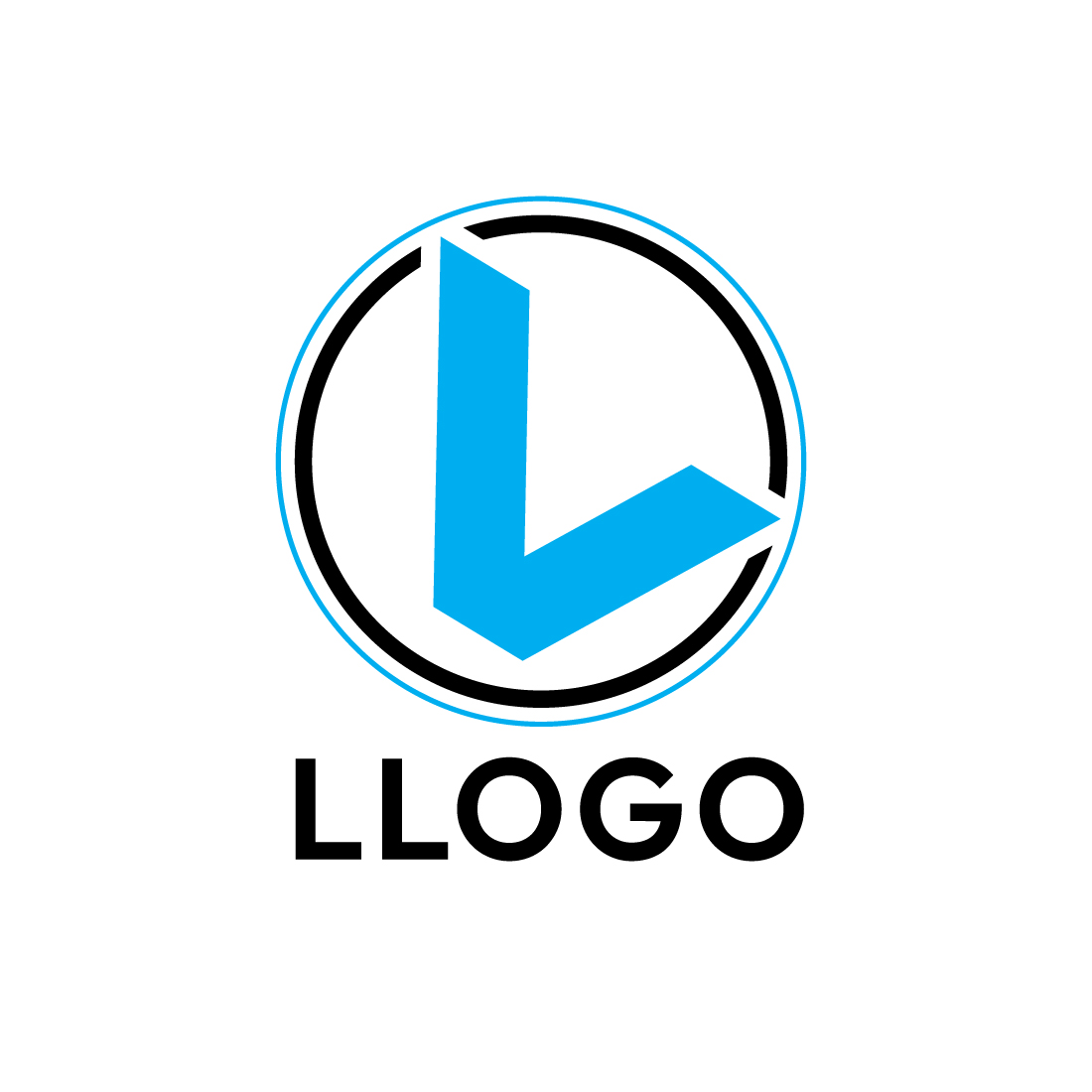 L Logo Design Bundle preview image.