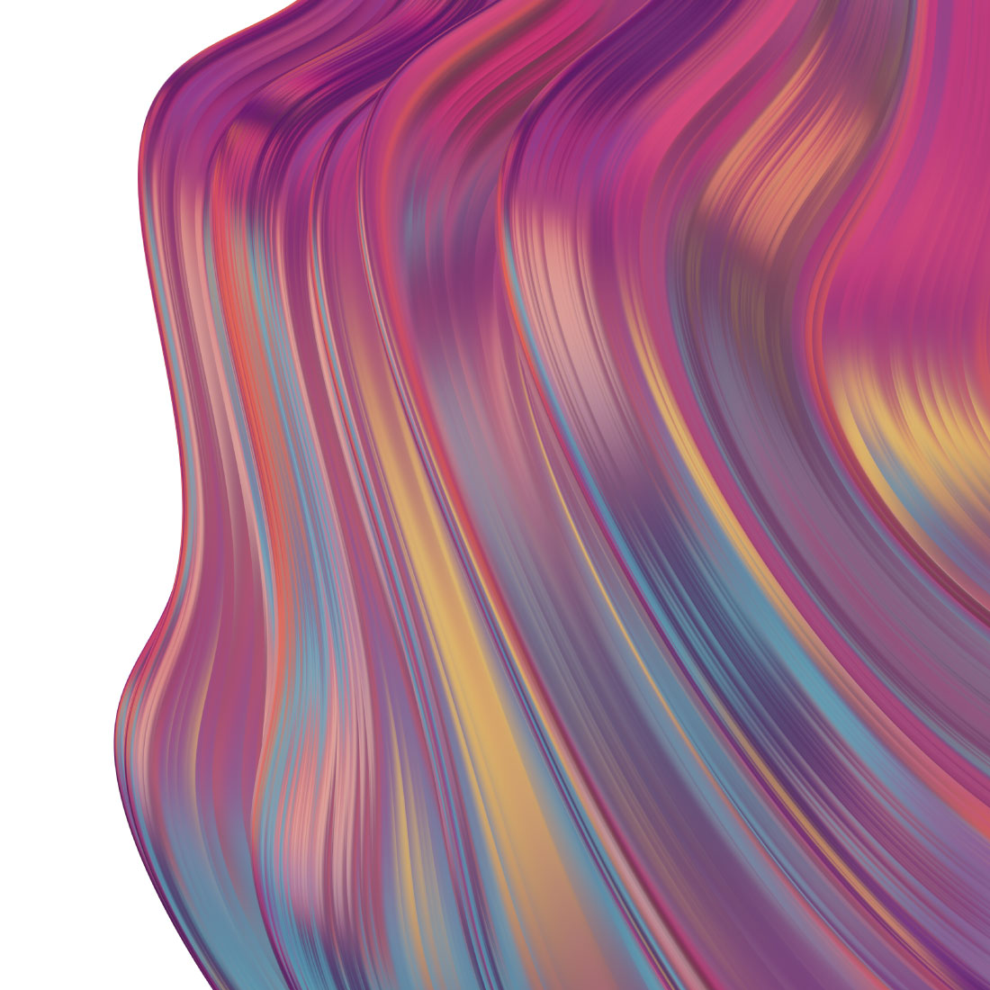 Abstract 3d Wavy Striped Backgrounds Colorful preview image.